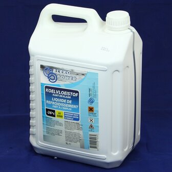 Koelvloeistof 5 liter -26C  BLAUW