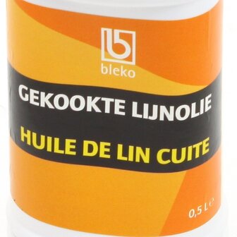 Gekookte lijnolie &frac12; liter