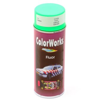 Spuitbus Colorworks fluor groen