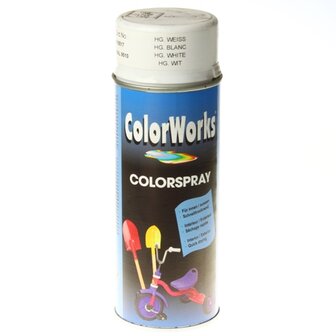 Spuitbus Colorworks RAL9010