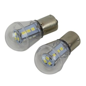 LED lamp 12 volt Ba15s 2 delig