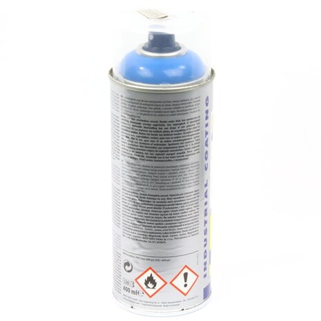 Spuitbus Motip Industrial verkeersblauw RAL 5017 400ml