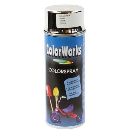 Spuitbus Colorworks effect licht chroom