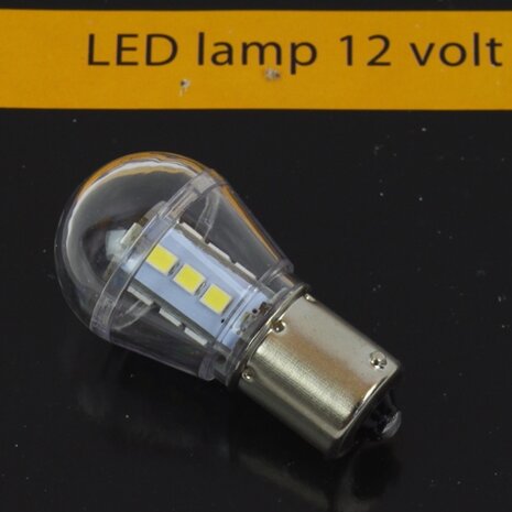 LED lamp 12 volt Ba15s 2 delig